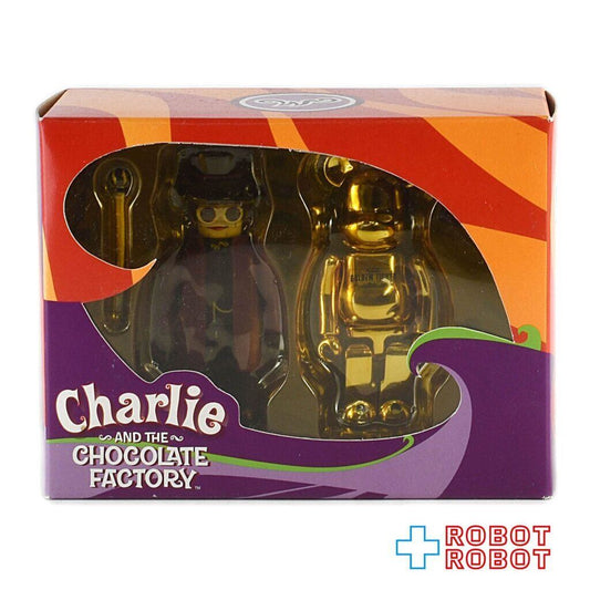 ●メディコム BE@RBRICK 100％ ベアブリック チャーリーとチョコレート工場 2体セット