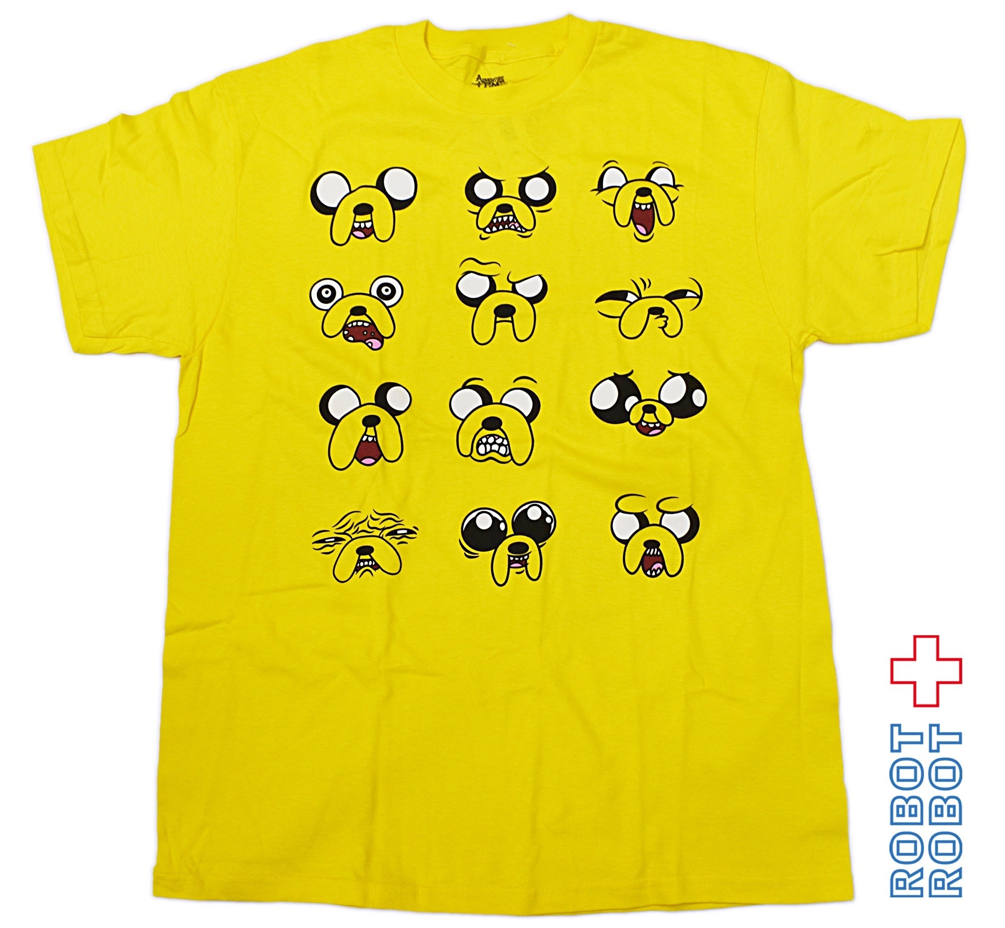 Tシャツ アドベンチャータイム ジェイクの表情T – ROBOTROBOT