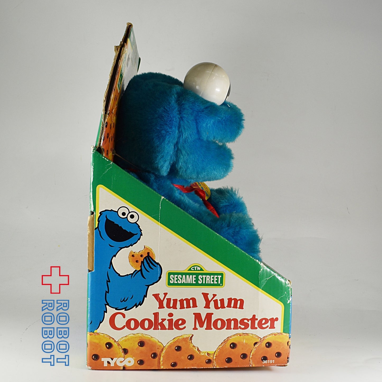 TYCO セサミストリート ヤム ヤム クッキーモンスター トーキング ぬいぐるみ