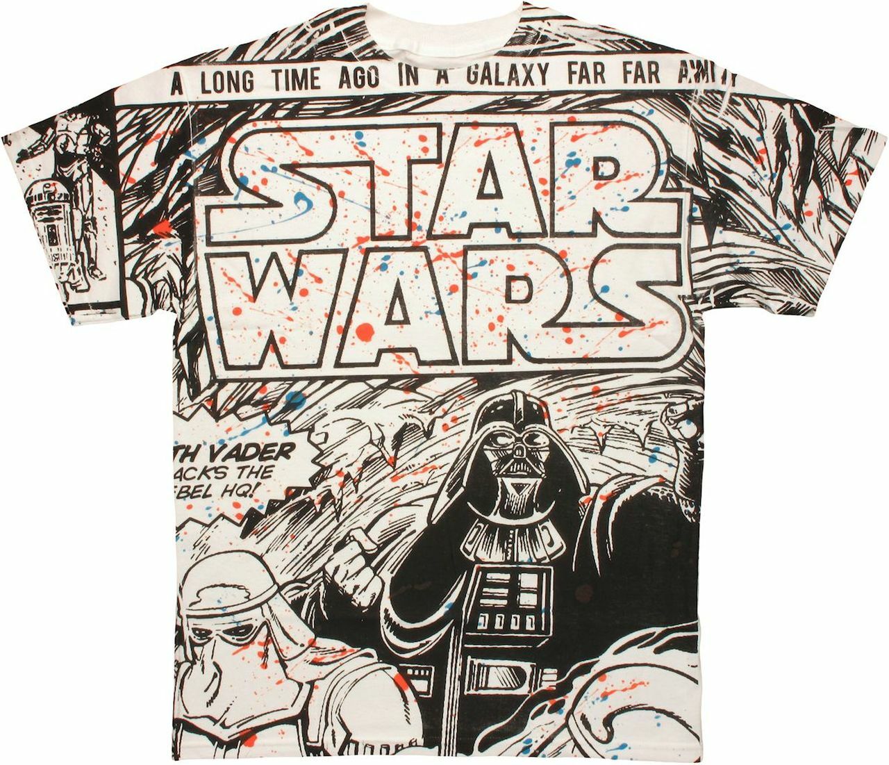 Tシャツ スター・ウォーズ スプラッター パネル