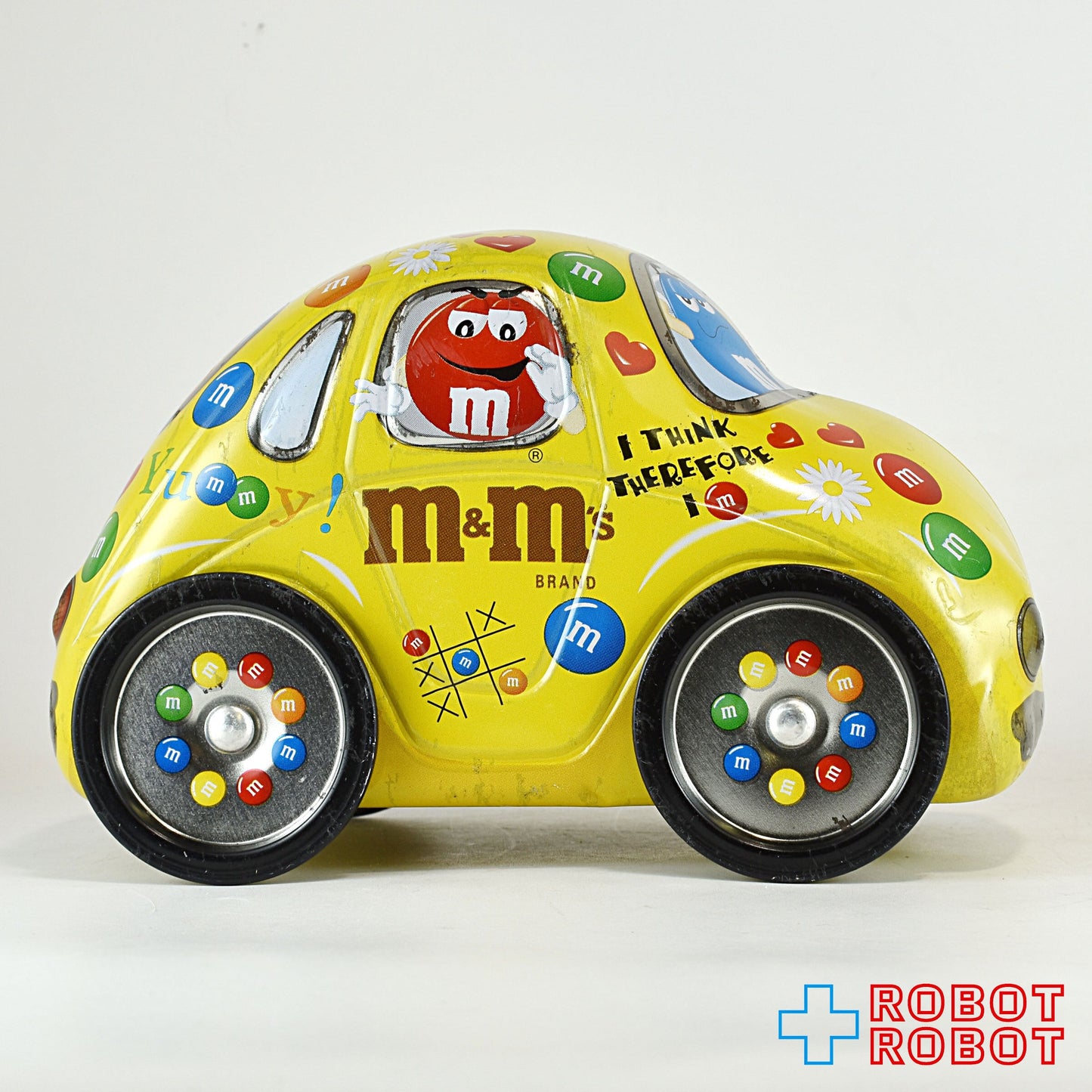 M&M's 車型 缶ケース イエロー エムアンドエムズ