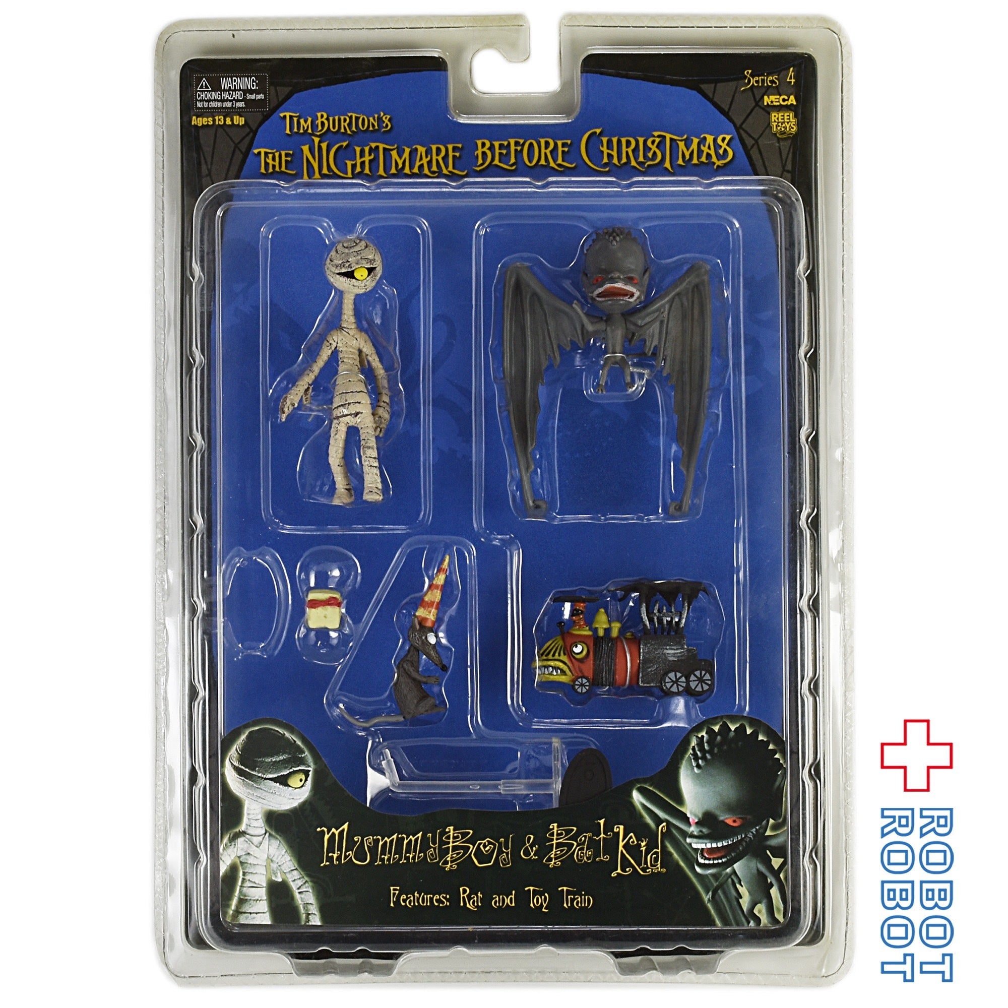 ナイトメア・ビフォア・クリスマス NECA マミーボーイ バットキッド NECA The Nightmare Before Christmas Series 4 Mummy Boy Bat