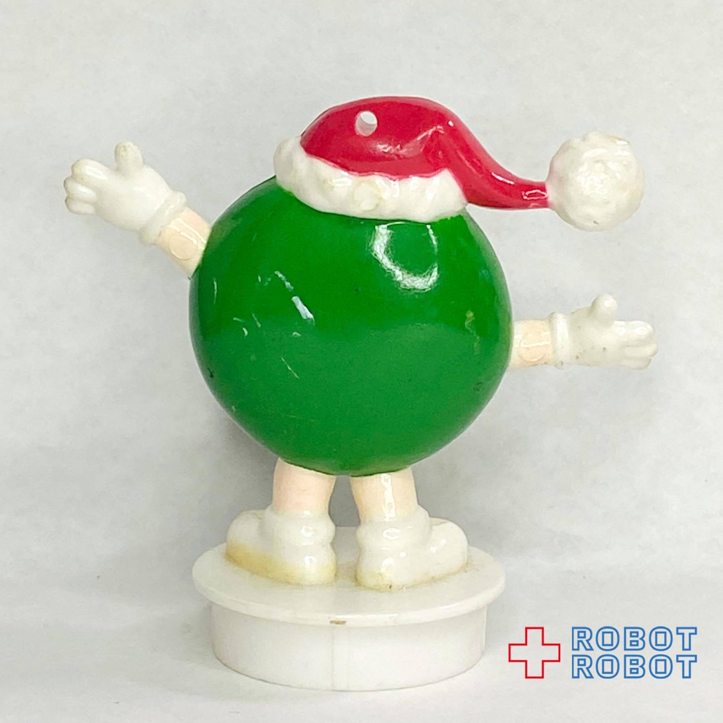 M&M's 1988 サンタハットグリーン ARMS OUT クリスマスオーナメント