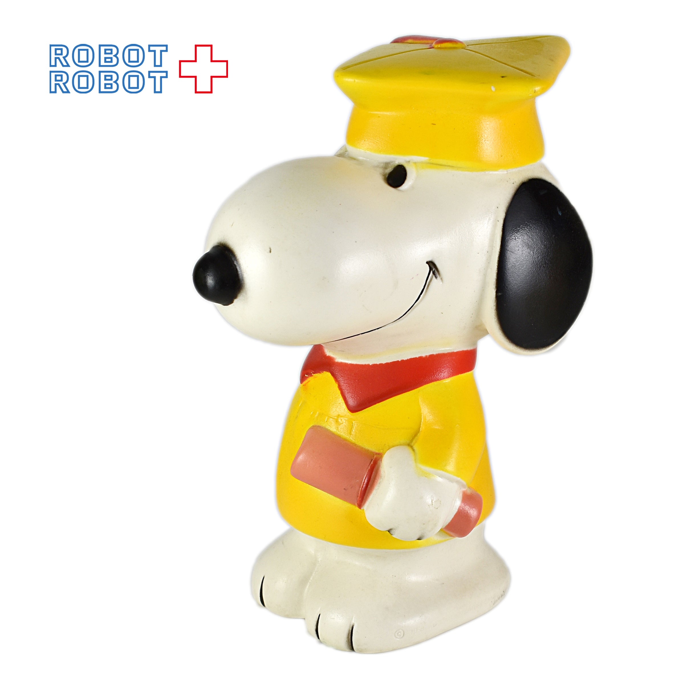 スヌーピー ソフビ貯金箱 卒業 イエロー – ROBOTROBOT