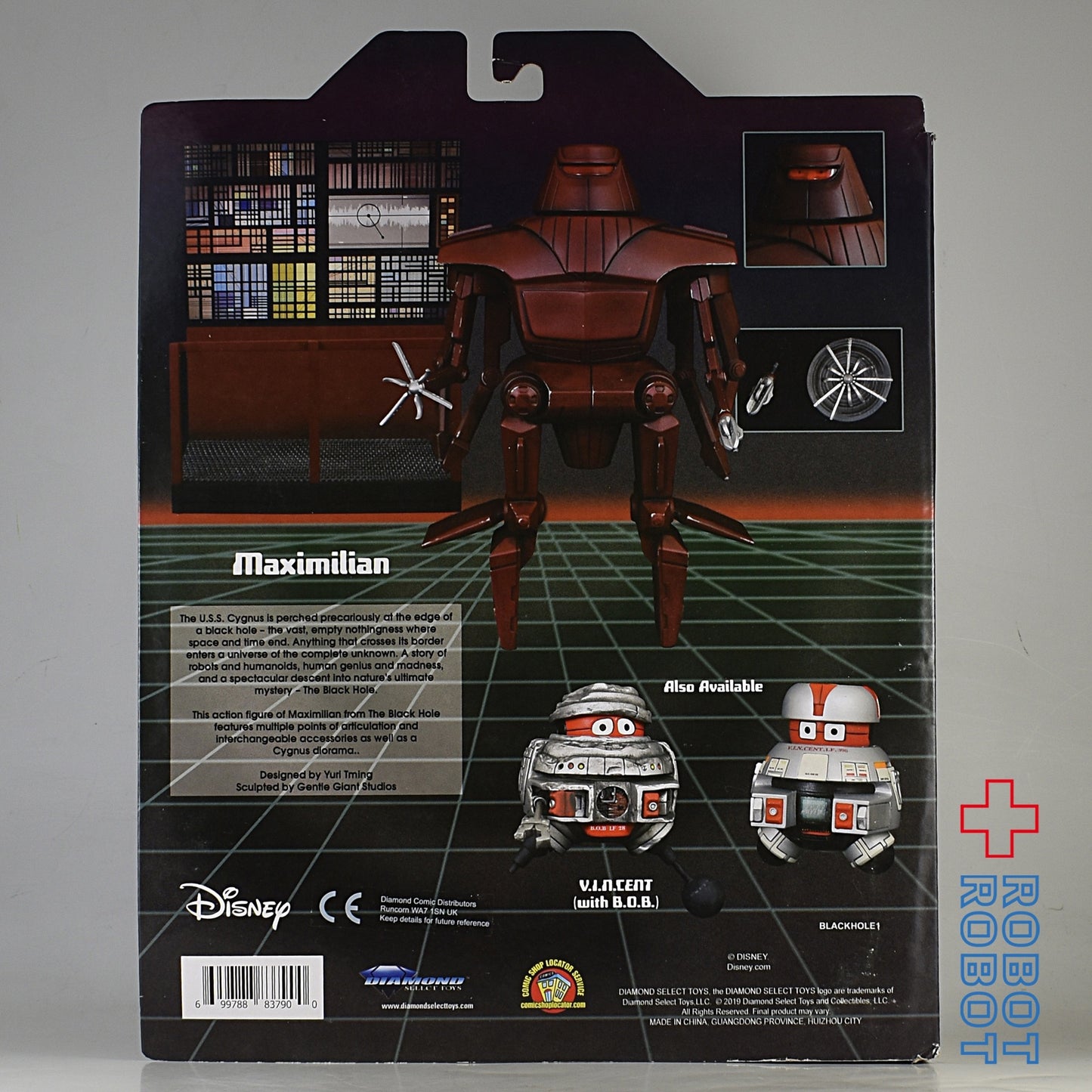 ディズニー セレクト クラシック/ シリーズ1 ブラックホール マクシミリアン フィギュア 未開封Diamond Select Disney Select Classic Series 1 The Black Hole MAXIMILIAN Action Figure MIP