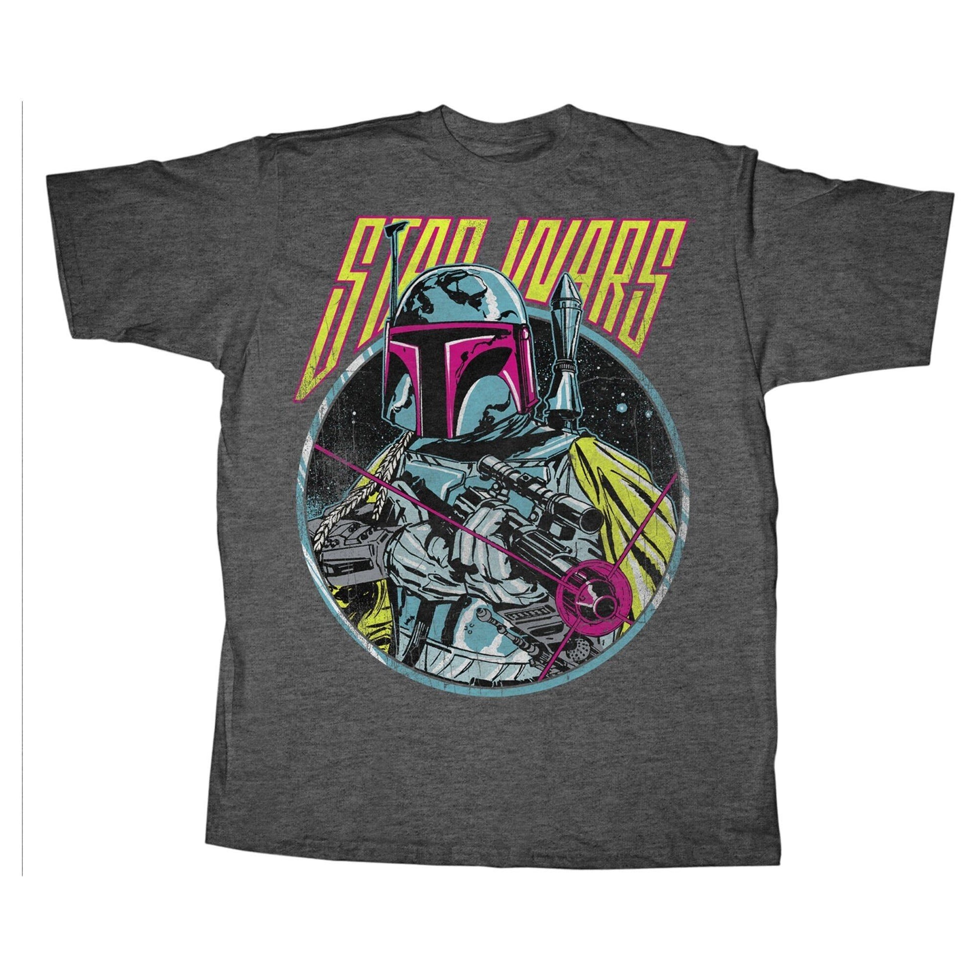 スター・ウォーズ Tシャツ Star Wars Boba Fett Blaster Charcoal Heather