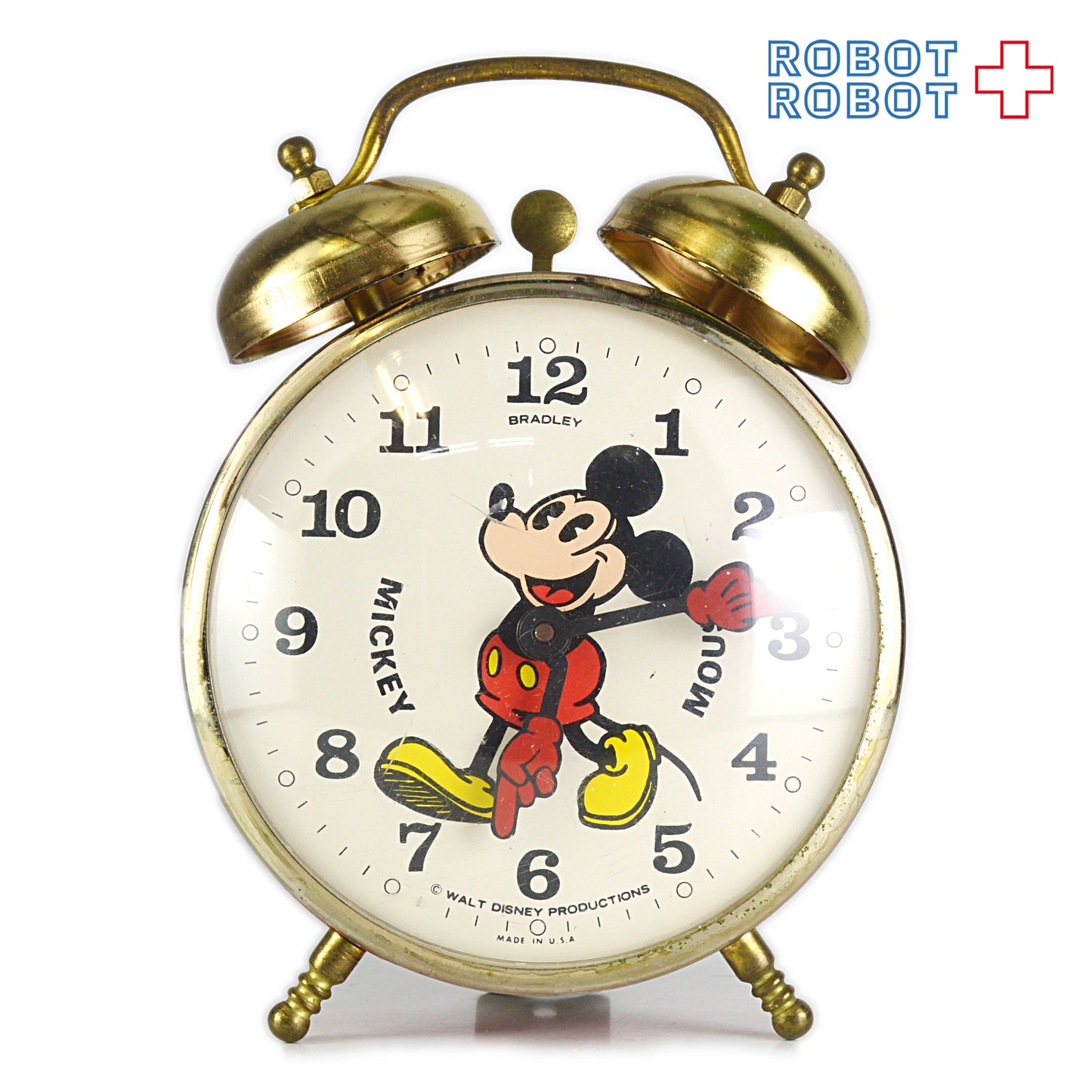 BRADLEY ミッキーマウス 手巻目覚まし時計 スイス製 ビンテージ