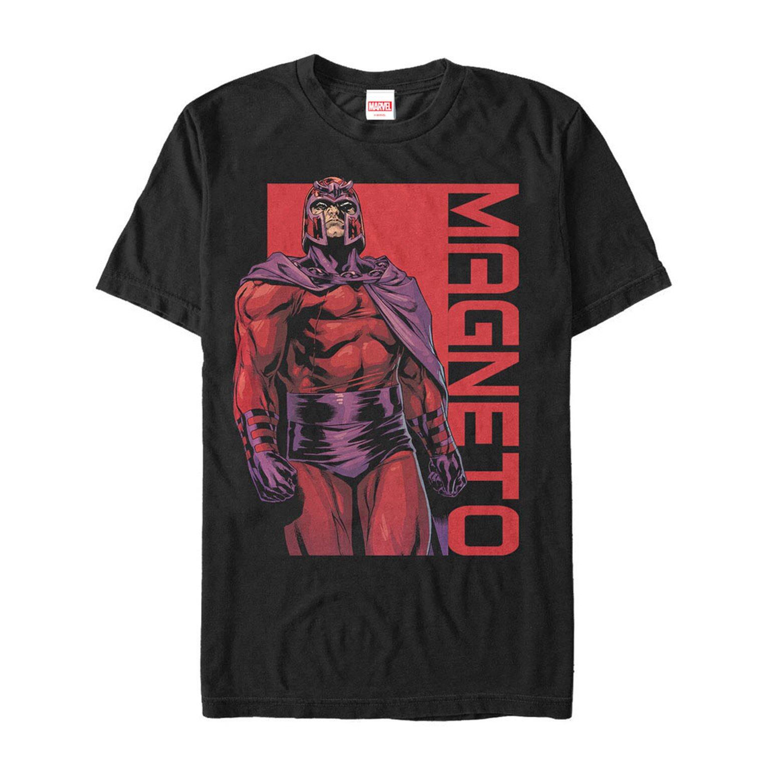 マーベル Tシャツ Marvel X-Men Magneto Stance Black