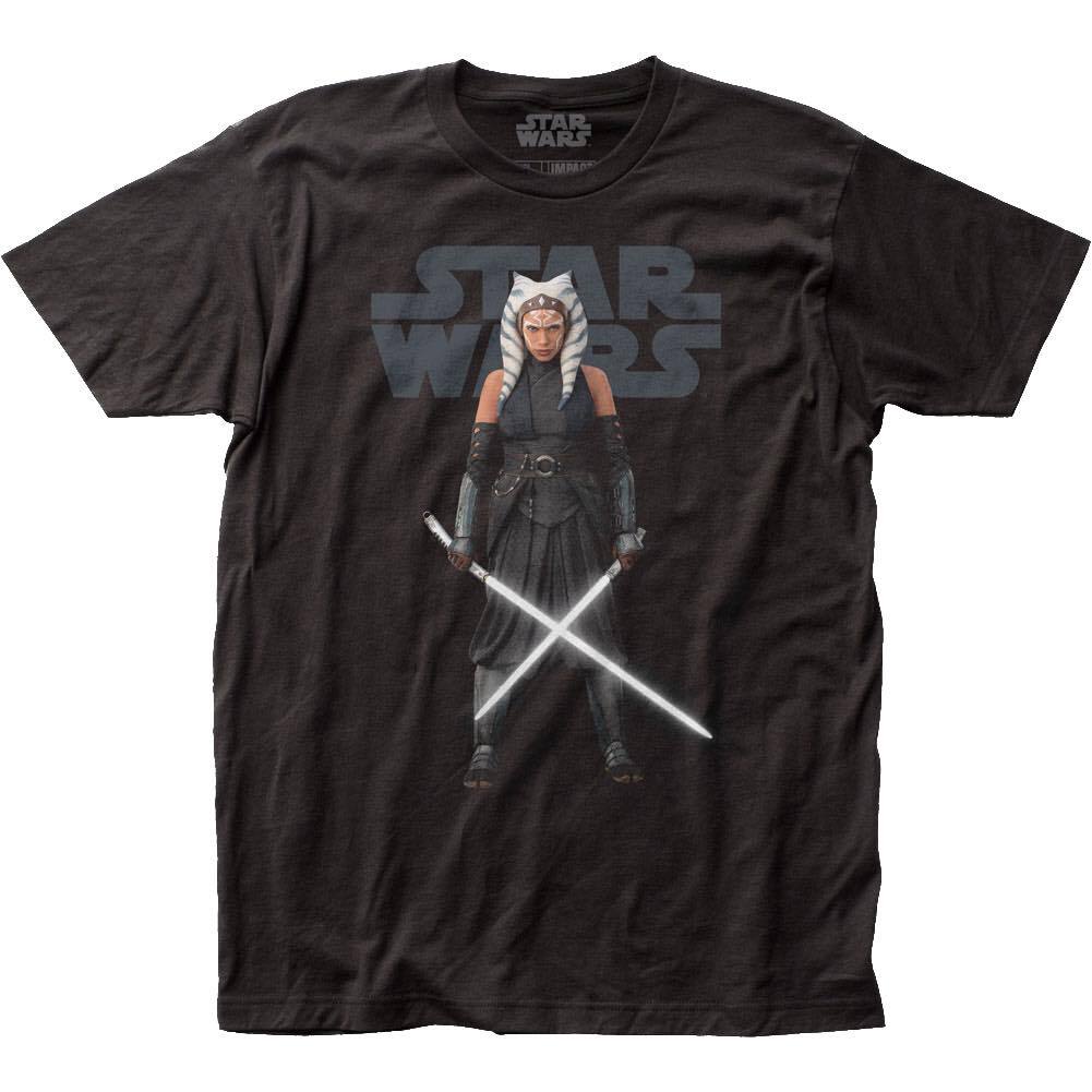 スター・ウォーズ Tシャツ Star Wars The Mandalorian Ahsoka Tano The Jedi Premium Black T-Shirt