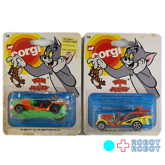 Corgi トム＆ジェリー ミニカー ２台セット カードダメージ