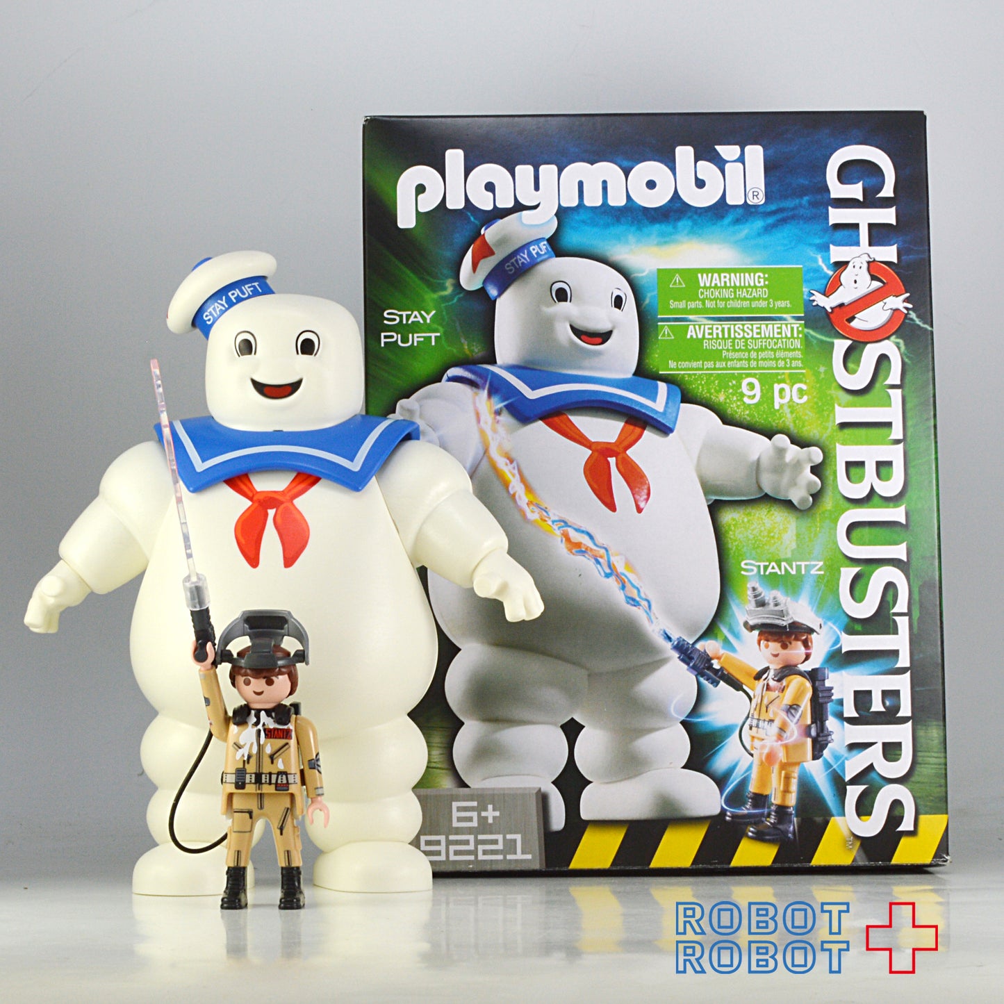 プレイモービル 9221 ゴーストバスターズ マシュマロマン ステイパフト 開封中古