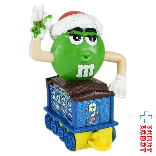M&M's クリスマス・トレイン・トッパー グリーン 食堂車ブルー