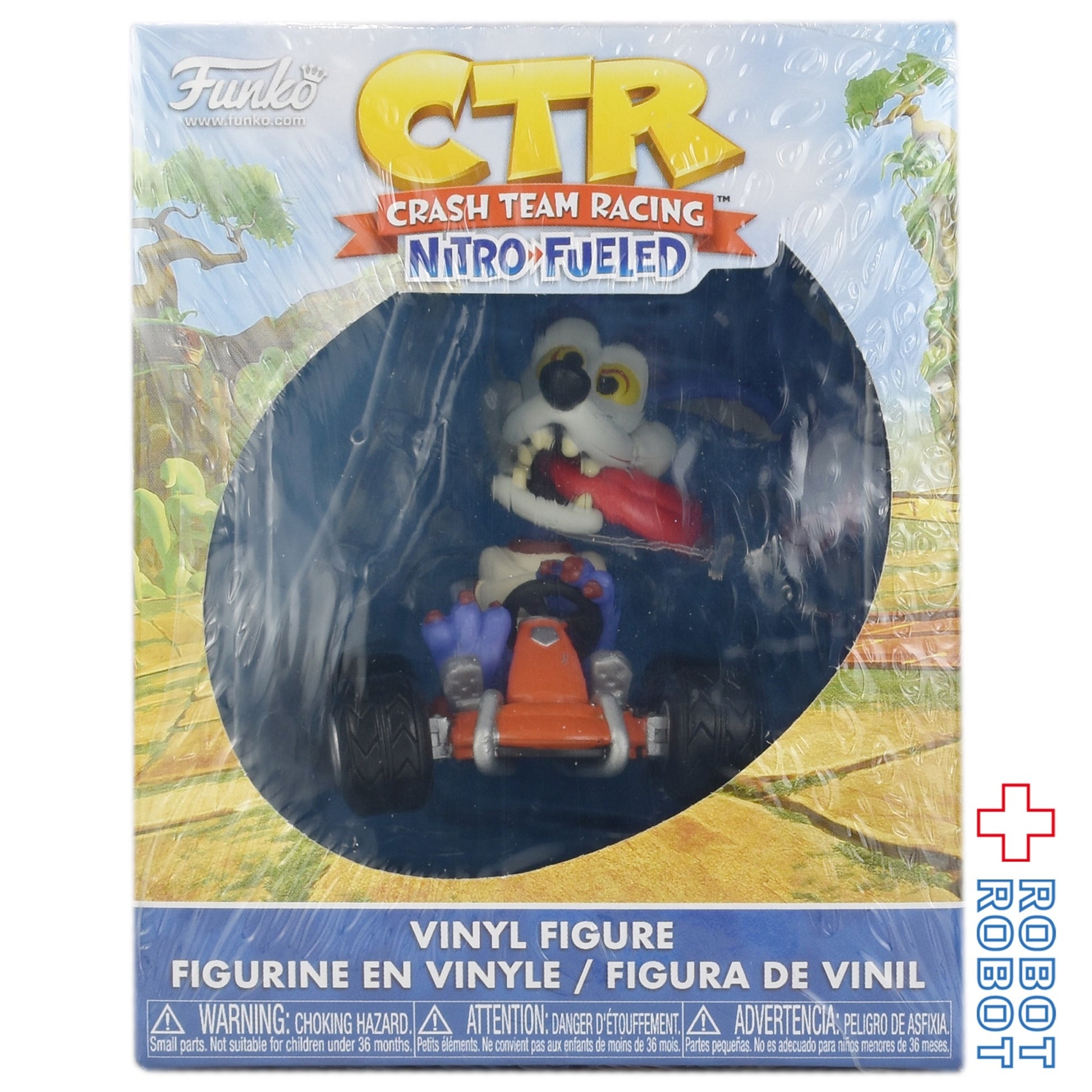 ファンコ クラッシュ・バンディクー CTR ブッとびニトロ リパー・ルー ビニールミニフィギュア