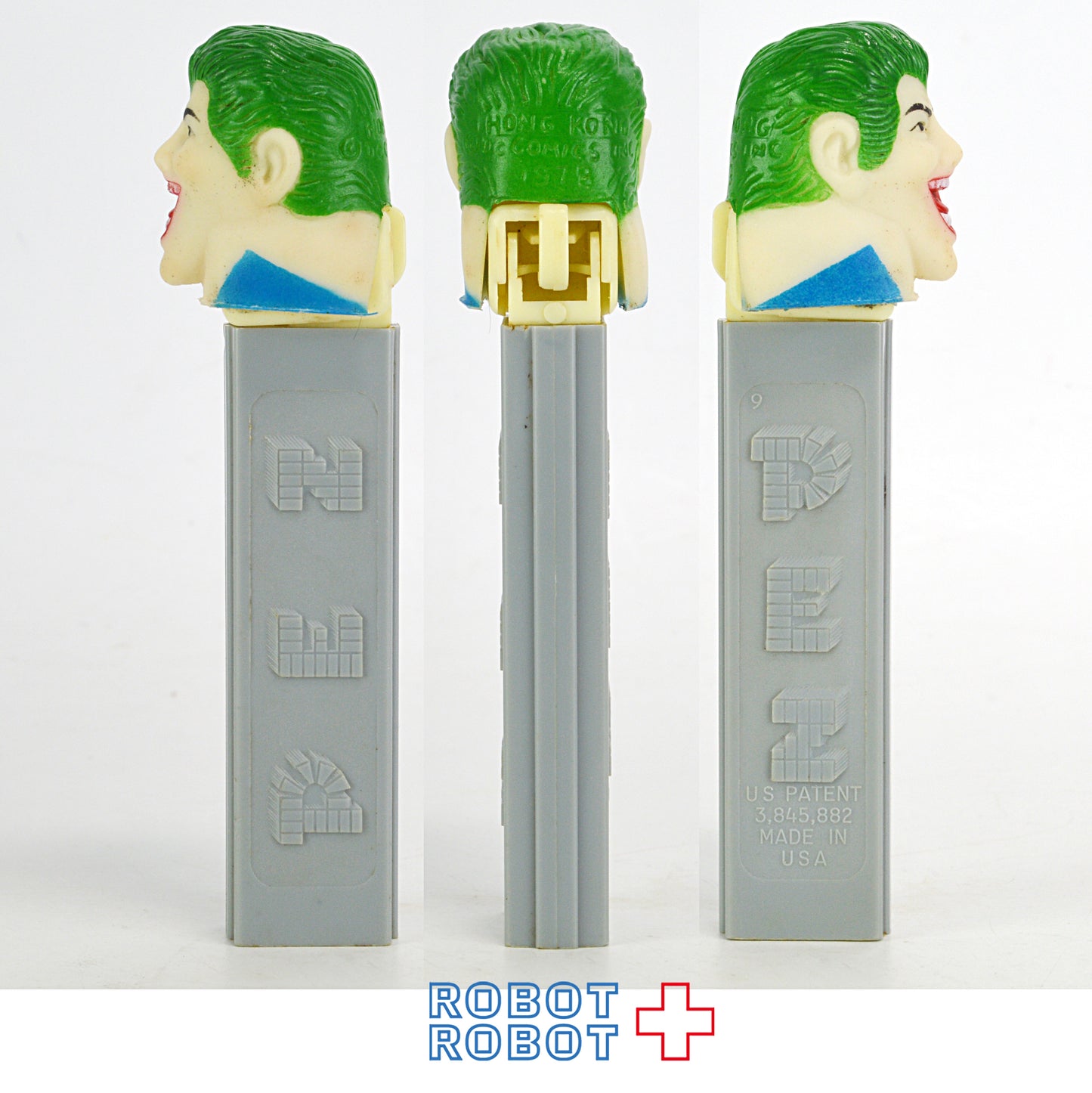 PEZ ソフトヘッド・スーパーヒーローズ ジョーカー 足なし 3.8