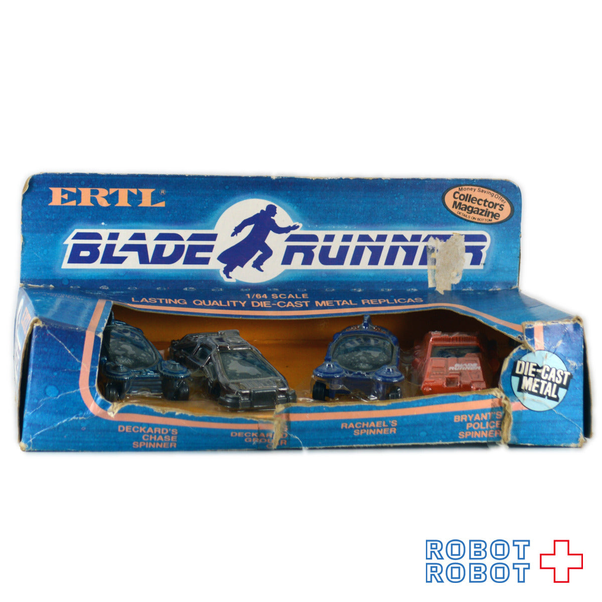 ertl ブレードランナー スピナー 4種 ミニカーセット 箱入 ※パッケージにダメージ