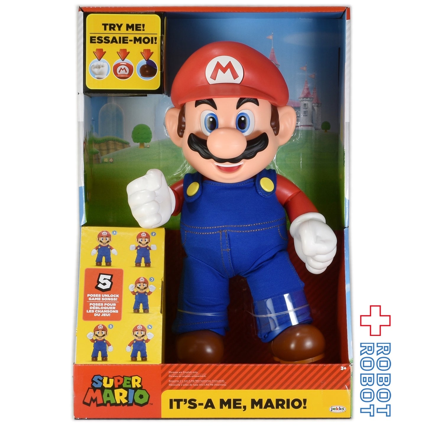 スーパーマリオ マリオ IT'S-A ME, MARIO 12インチ トーキング アクションフィギュア