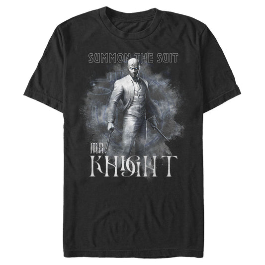 マーベル Tシャツ Marvel Moon Knight Mr. Knight Summon the Suit Black