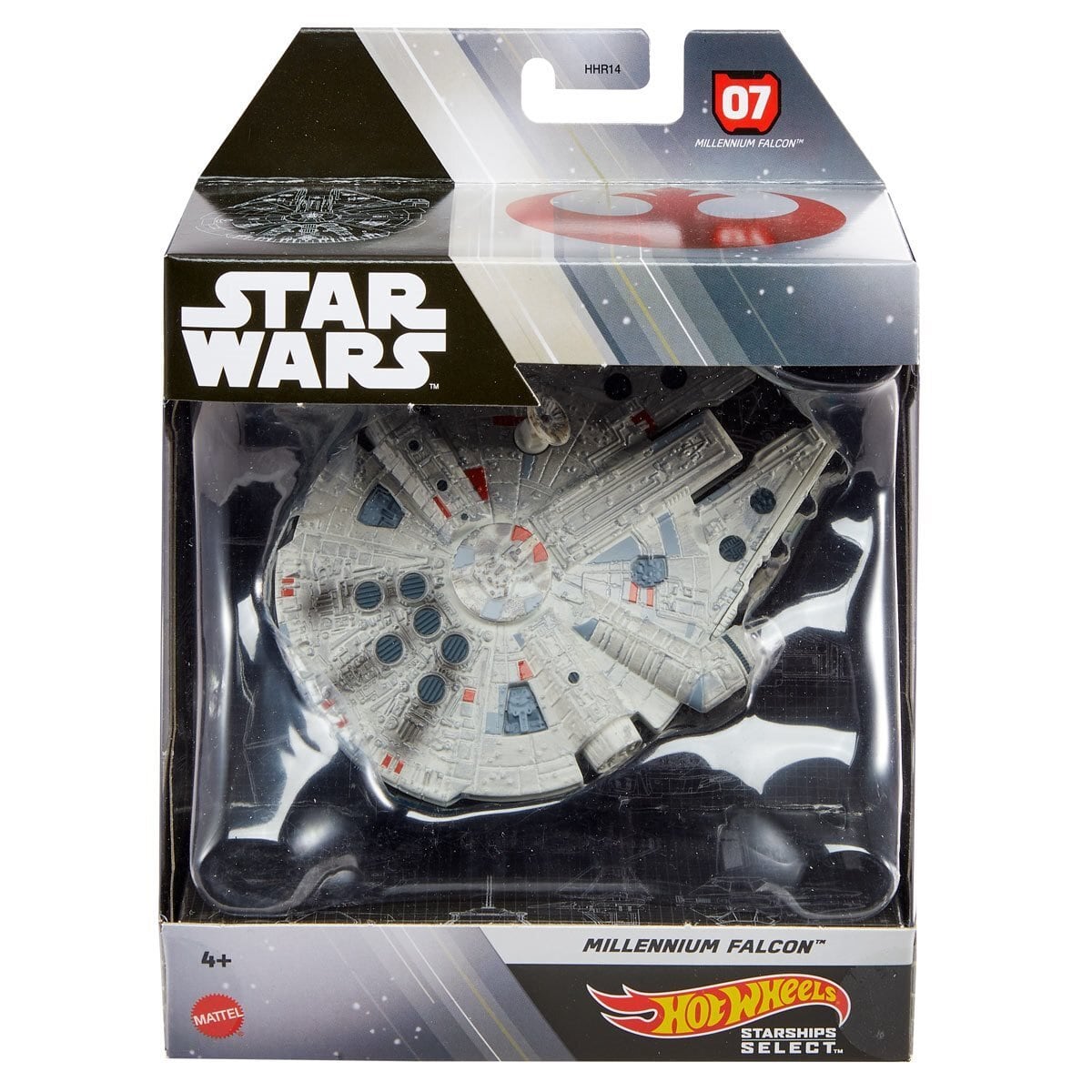 ［6月中旬入荷予定］マテル ホットウィール スター・ウォーズ スターシップス セレクト ミレニアム・ファルコン 未開封