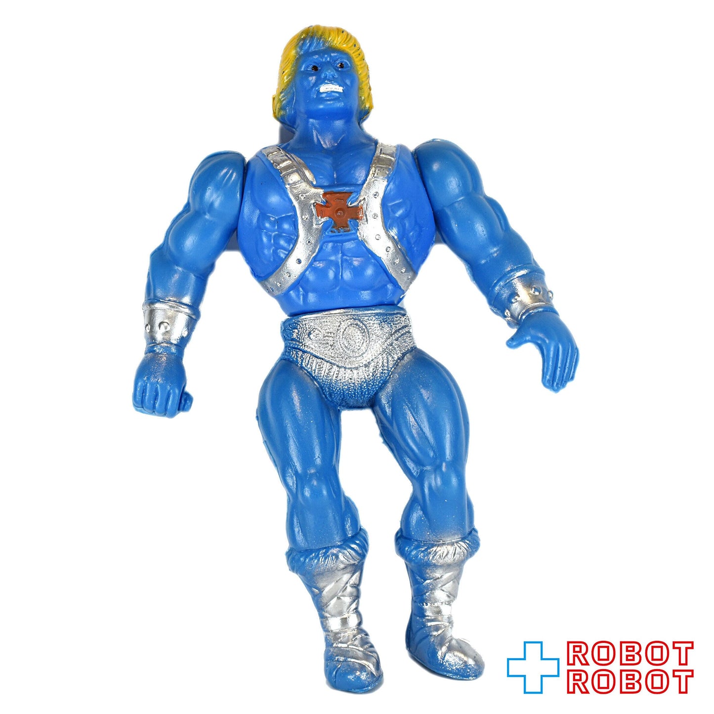 メキシコ製 MOTU ヒーマン ブルー フェイカー ブロー成形 ポリ アクションフィギュア