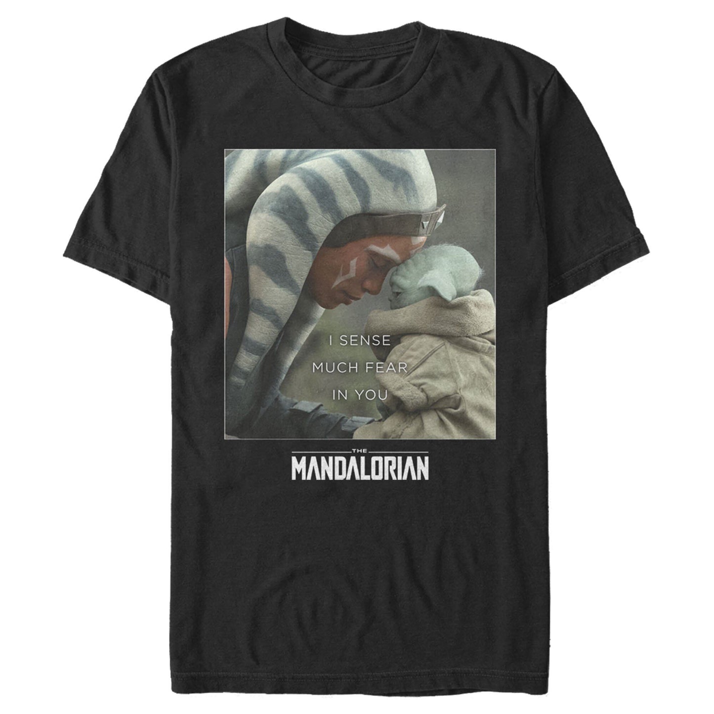 スター・ウォーズ Tシャツ Star Wars The Mandalorian Ahsoka Fear In You Black