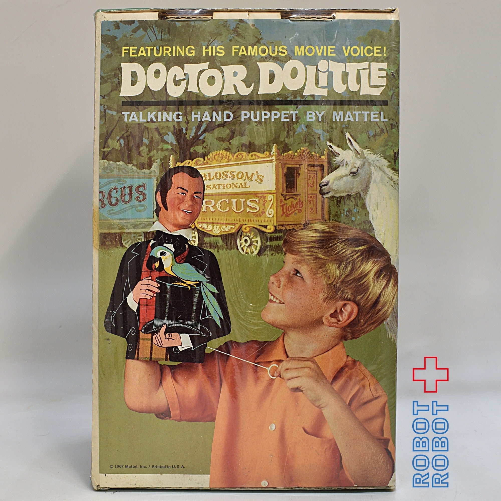 ドクタードリトル Dr.DOLITTELE トーキングハンドパペット マテル マテル ドリトル先生 トーキングハンドパペット 未開封箱入