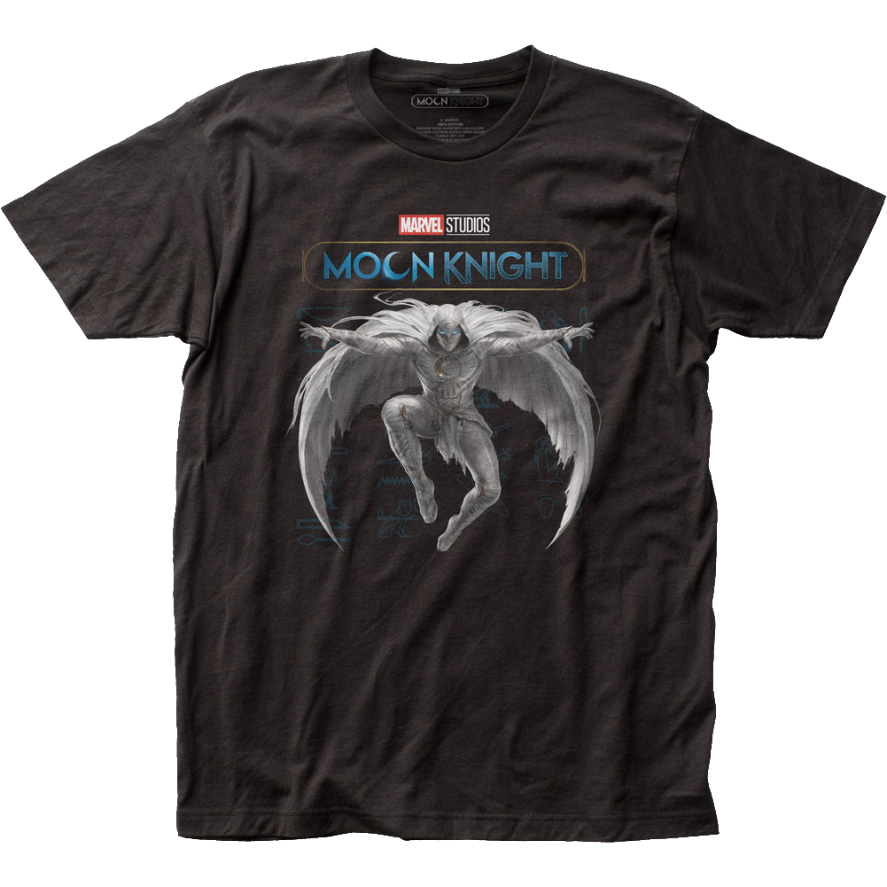 マーベル Tシャツ Marvel Studios Moon Knight Movie Poster Premium Black T-Shirt