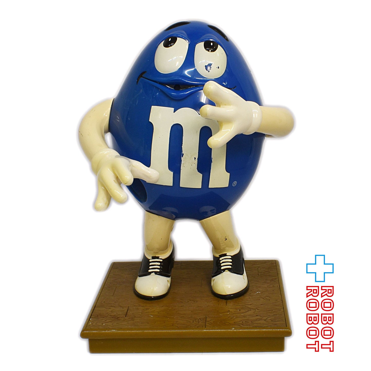 M&M's ディスペンサー ブルー サックスプレイヤー ※難あり