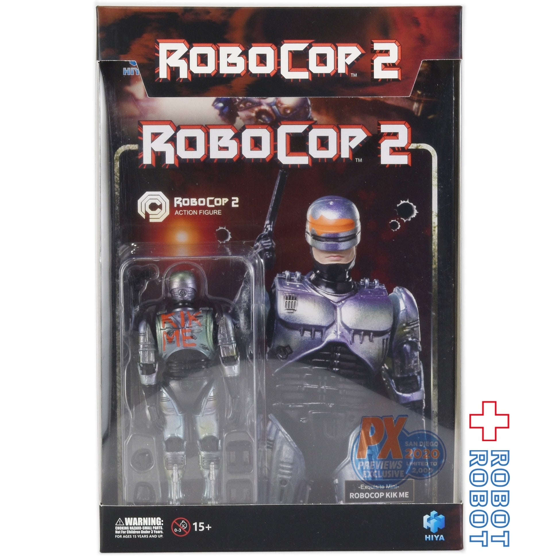ハイヤトイズ エクスクイジットミニシリーズ SDCC限定 ロボコップ2  KIK ME バトルダメージ Ver. アクションフィギュア