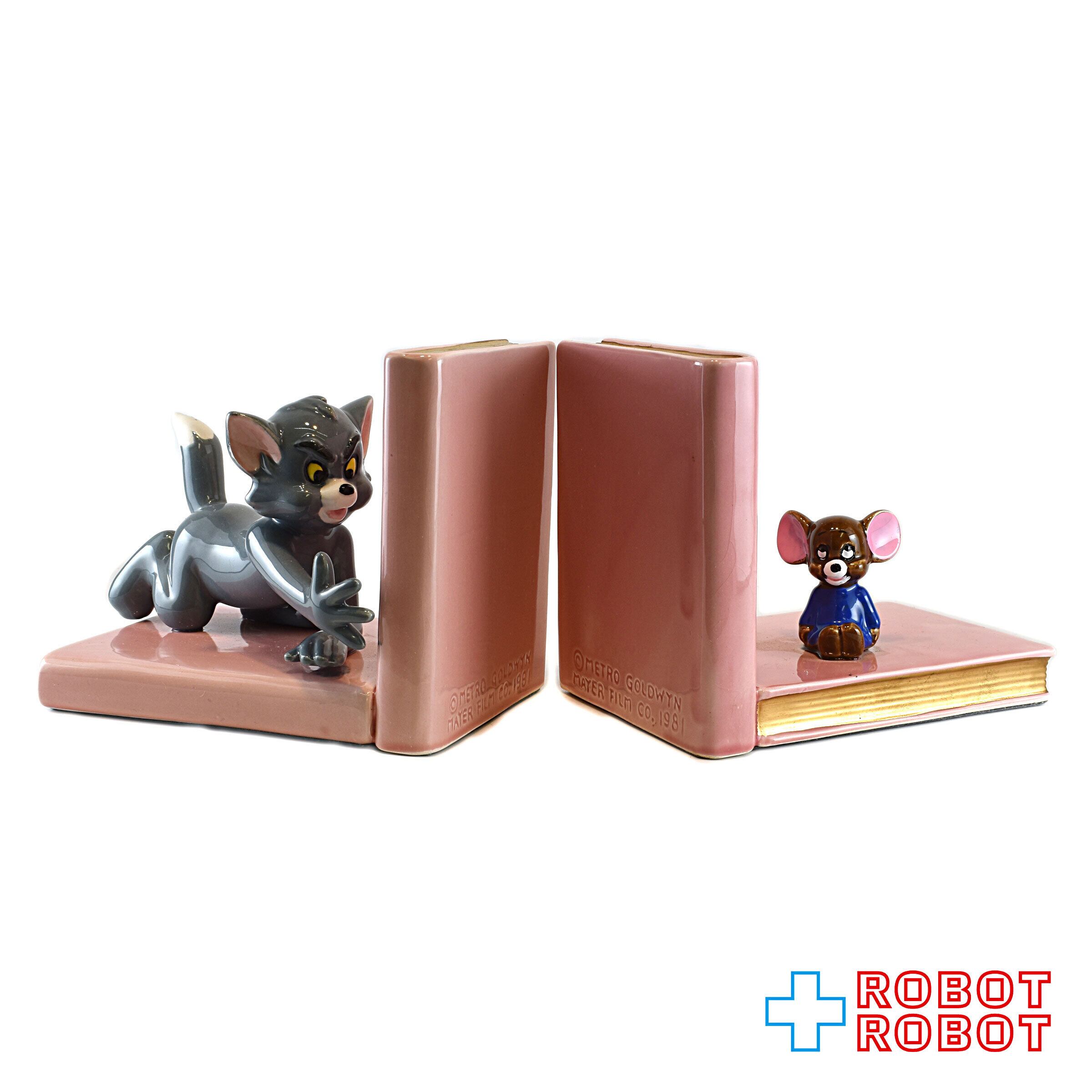トムとジェリー チーズ 陶器製ブックエンド (ゴーハム社) – ROBOTROBOT