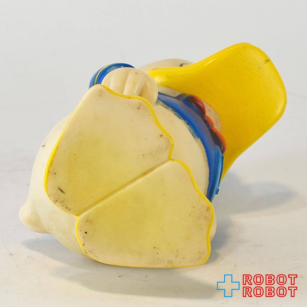 三菱銀行 ディズニー ドナルドダック カモメマーク入 ソフビ貯金箱