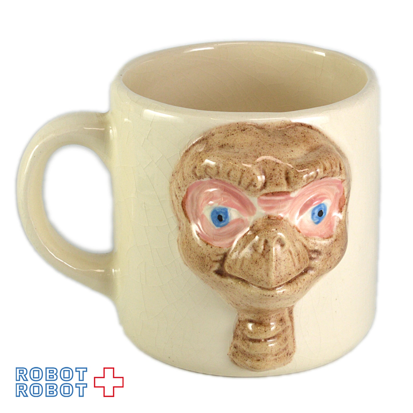 E.T. 陶器マグカップ 白