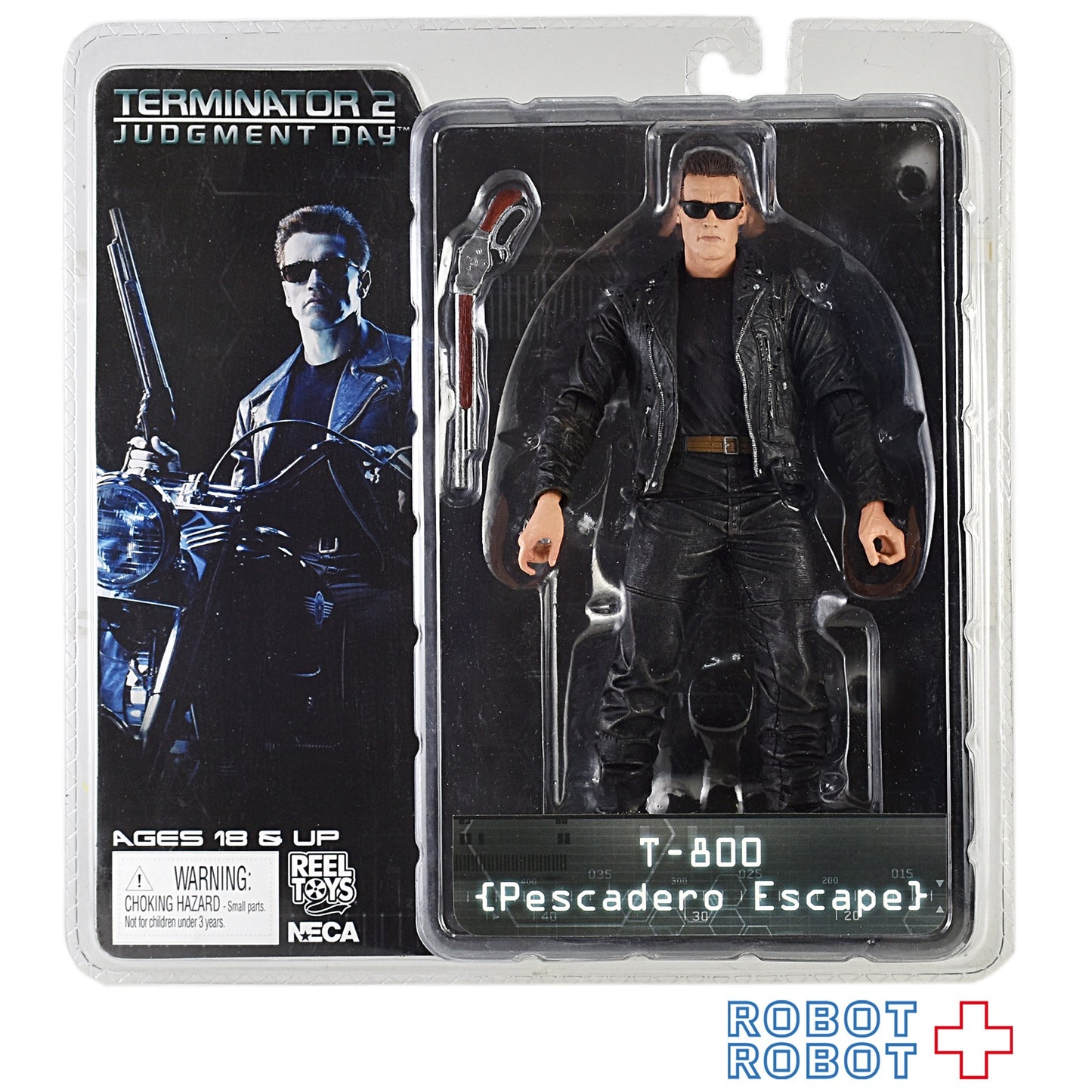 NECA T2 ターミネーター T-800 ペスカデロエスケープ アクションフィギュア 未開封