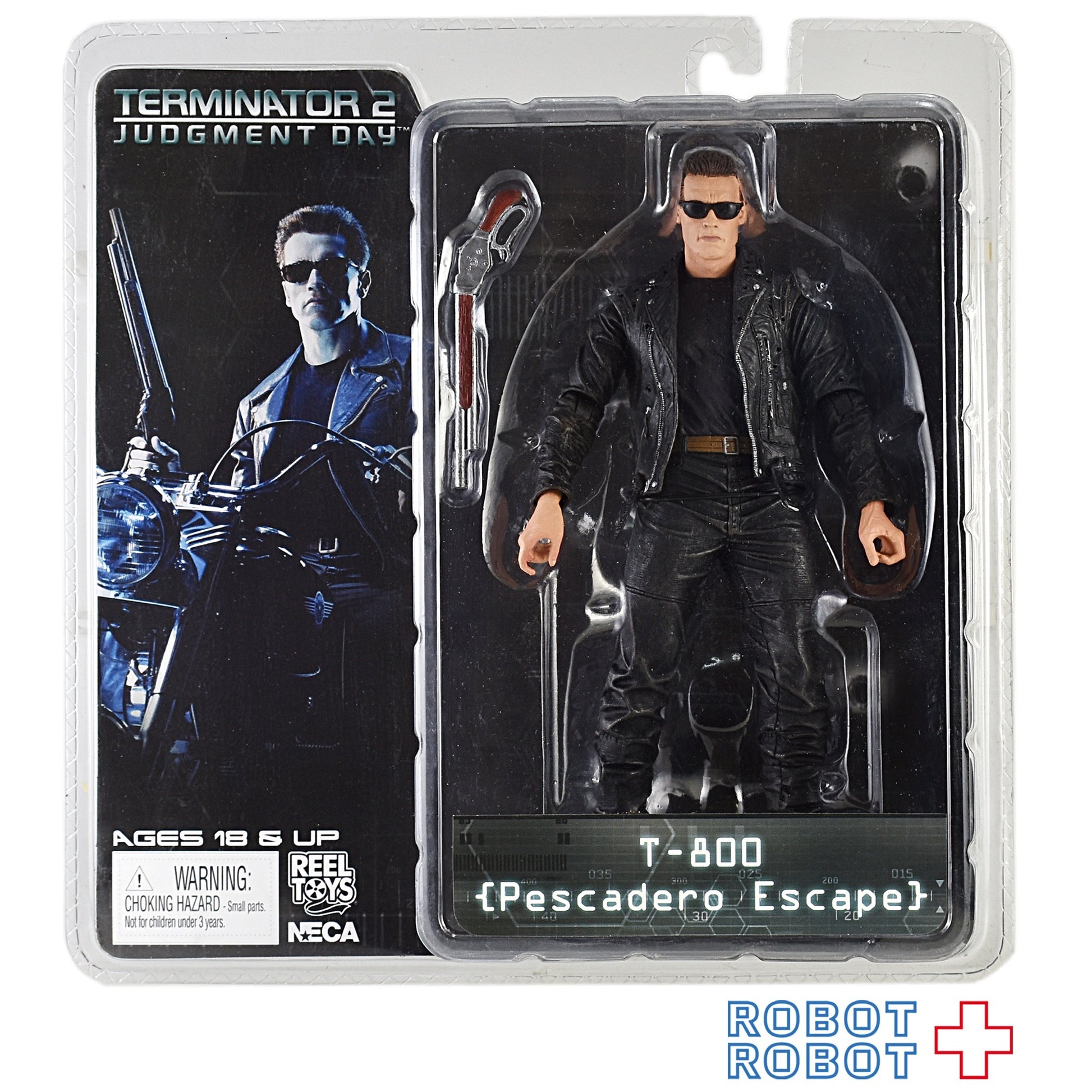 NECA T2 ターミネーター T-800 ペスカデロエスケープ アクションフィギュア 未開封