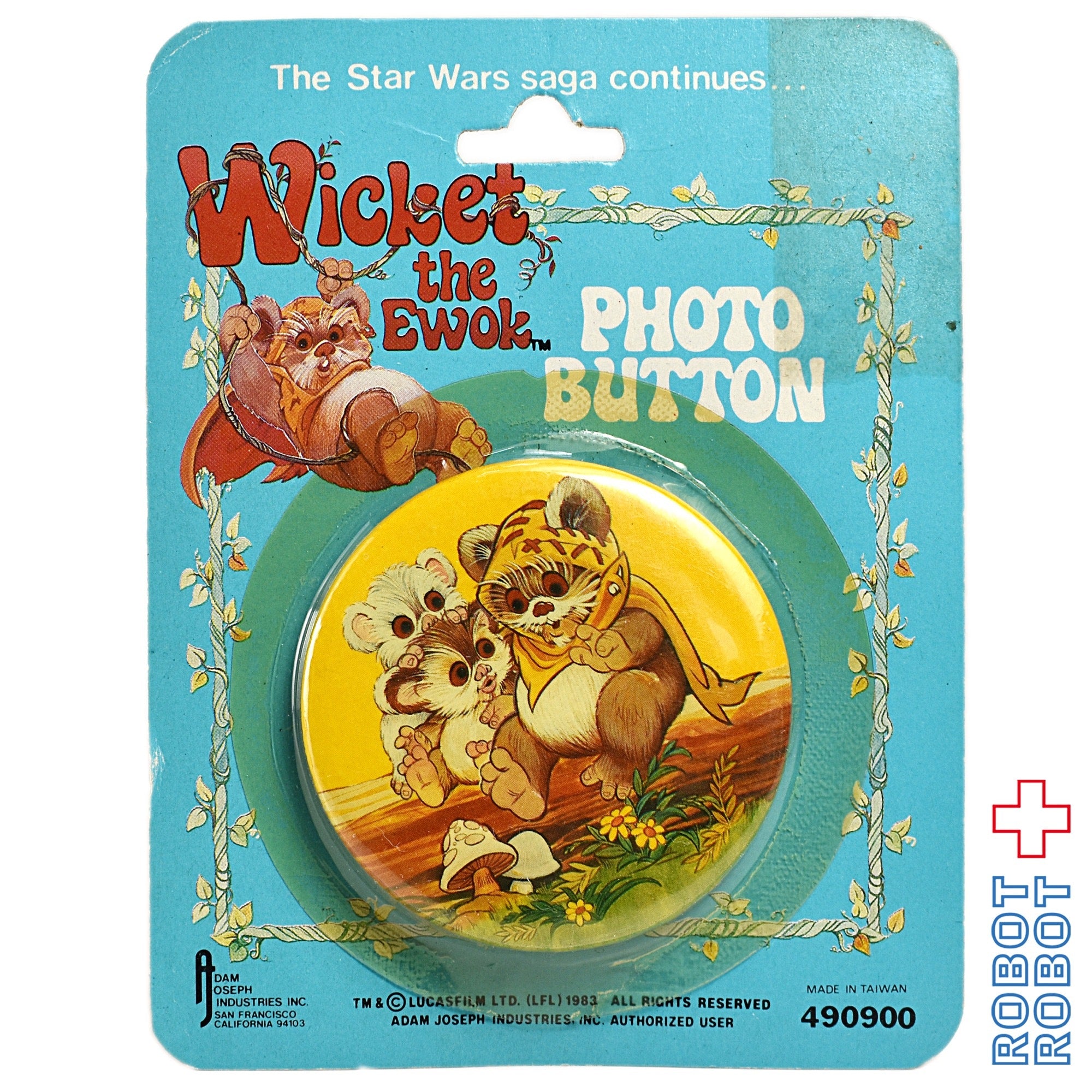 STAR WARS 缶バッジ　イウォーク スター・ウォーズ イウォーク 缶バッジ ウィケット ロゴ