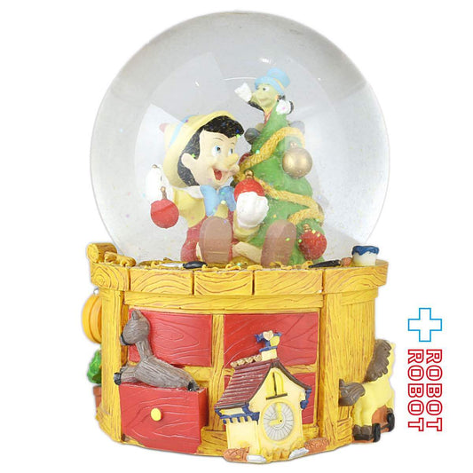 エネスコ ピノキオ クリスマスツリー クリスマス ウォーターグローブ