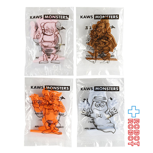 ジェネラルミルズ KAWS カウズ シリアルモンスターズ プレミアム プラスチックフィギュア 袋入 ４種セット
