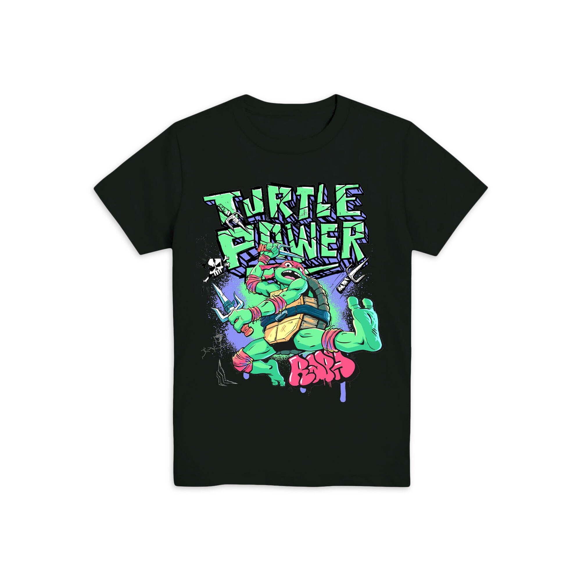 Tシャツ TMNT タートルズ タートルパワー 黒 キッズサイズ – ROBOTROBOT