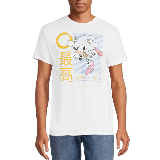 Tシャツ ソニック・ザ・ヘッジ ホッグ 日本語 白