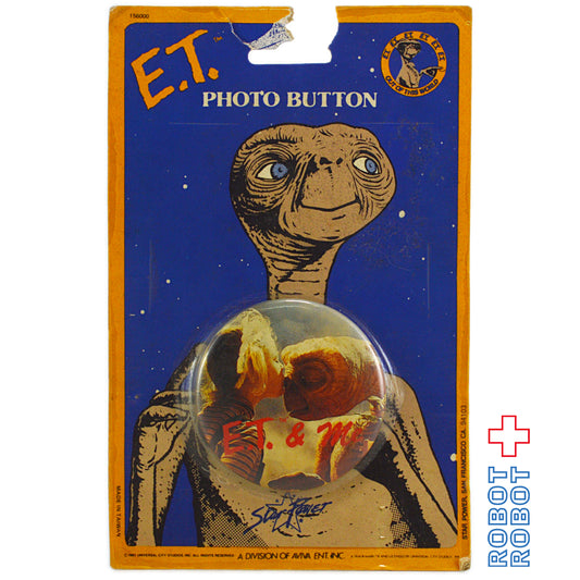 Aviva E.T 缶バッジ E.T. & Me 台紙入