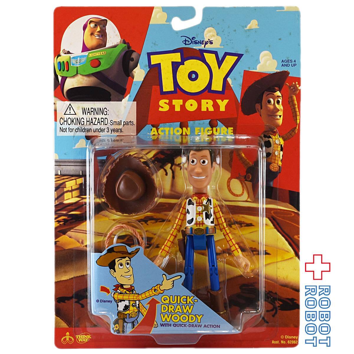 シンクウェイ トイストーリー クイックドロー・ウッディ フィギュア