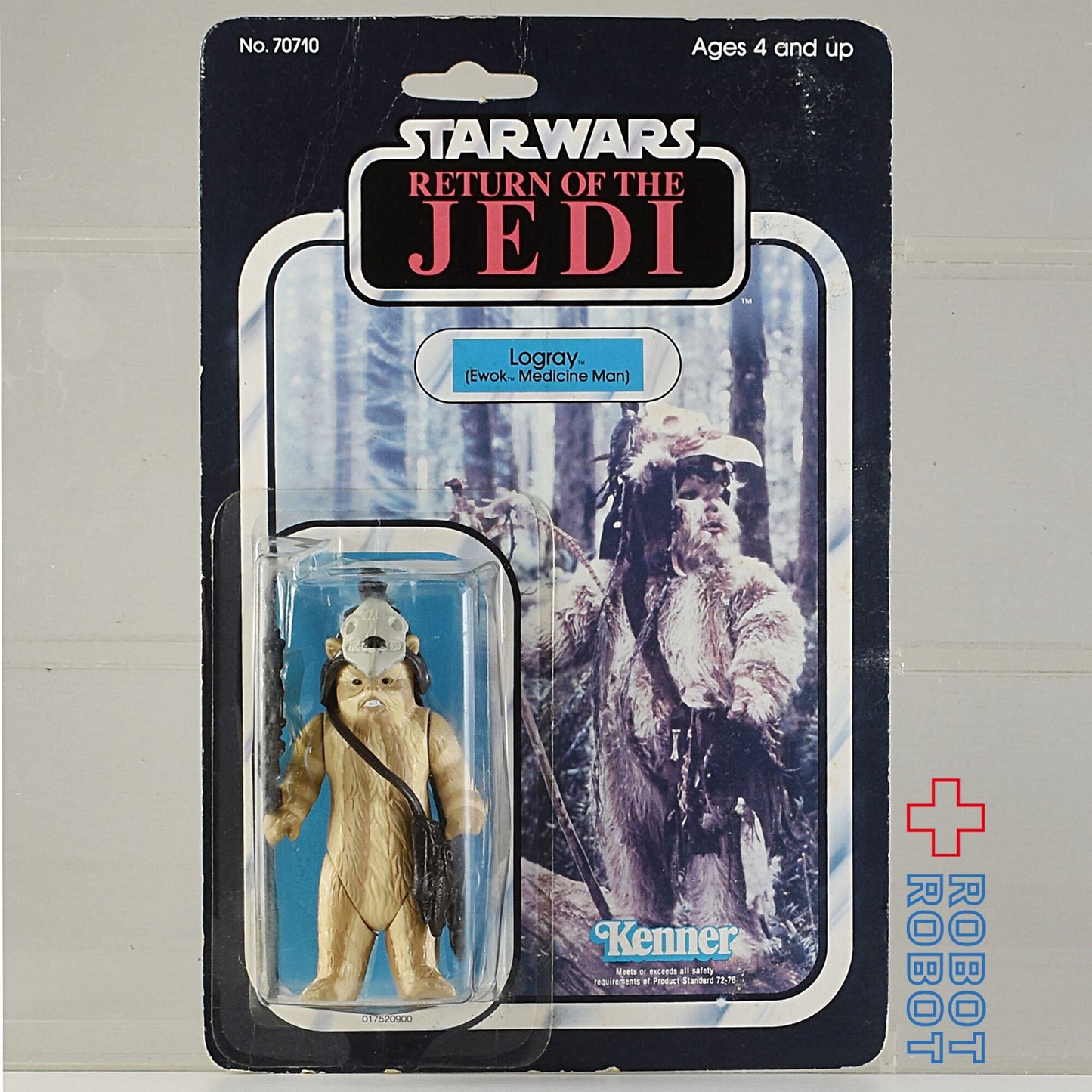 オールドケナー スター・ウォーズ ROTJ 65 Back ログレイ イウォーク アクションフィギュア MOC