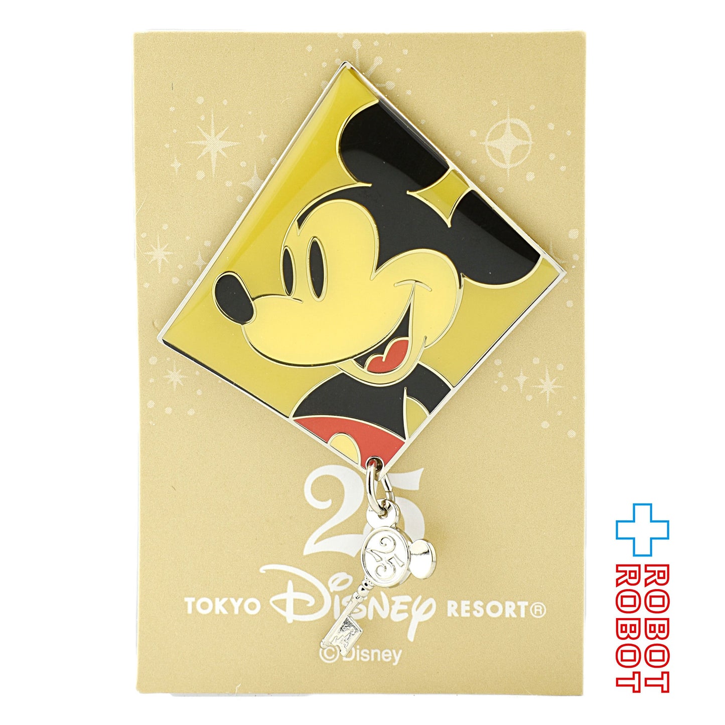 TDR 東京ディズニーリゾート 25周年記念 来園者配布品 ミッキーマウス ピンズ キャラクタースケッチ 開封