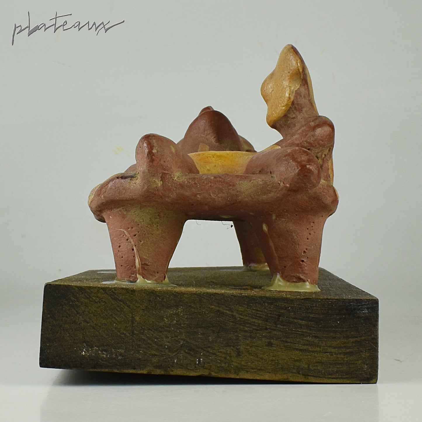 不安のポートレート / 医者と患者 医薬品メーカー陶器スタチュー