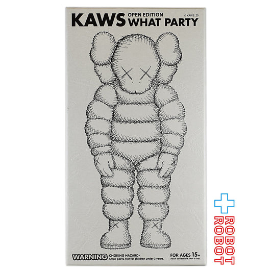 メディコム KAWS カウズ WHAT PARTY ホワイト オープンエディション ビニールフィギュア