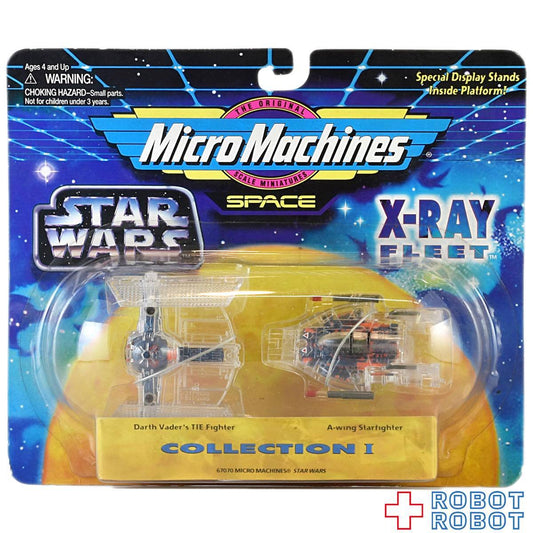 スター・ウォーズ マイクロマシンズ X-RAY FLEET コレクションⅠ ダース・ベイダー タイファイター A-ウィングスターファイター