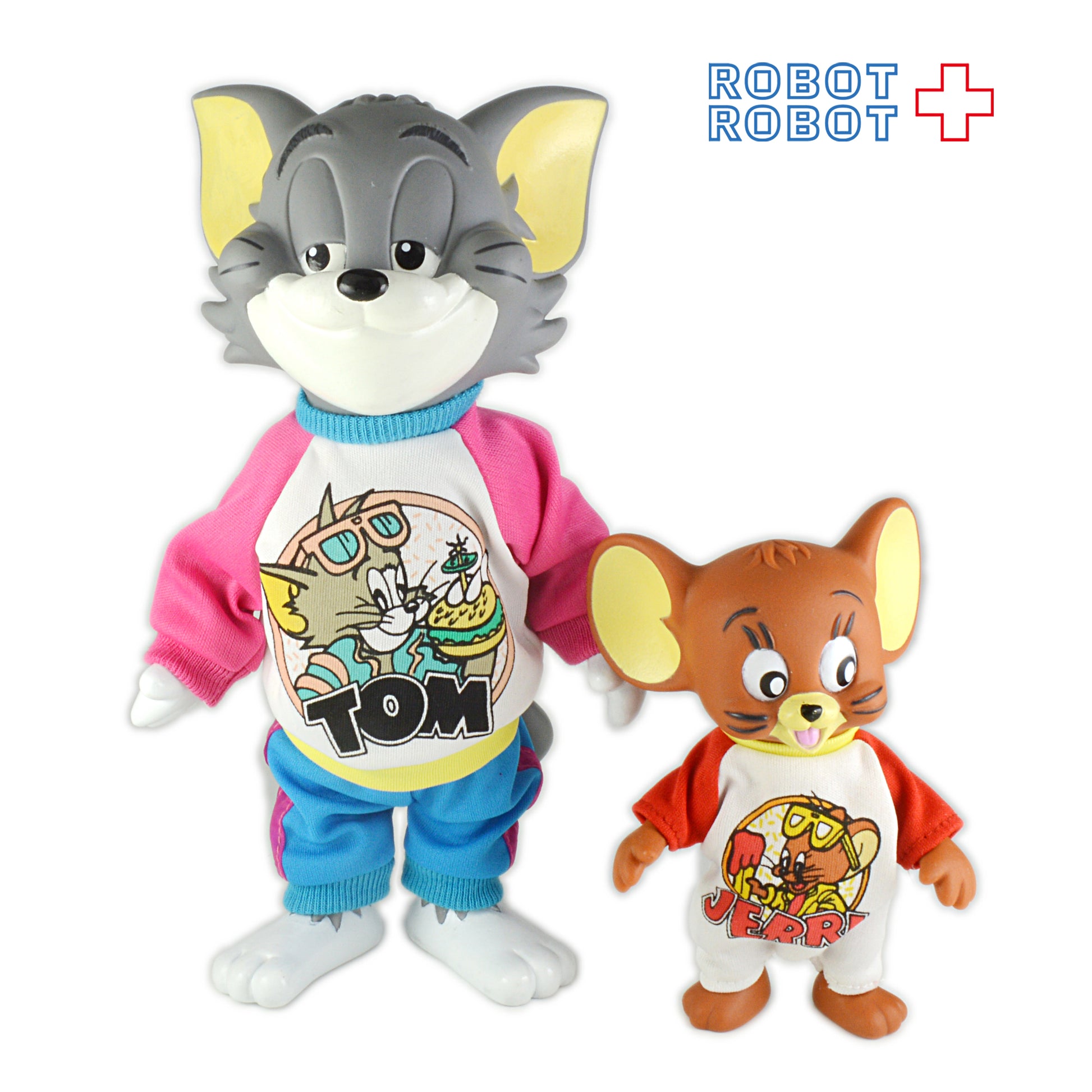 トム＆ジェリー トムが変な顔のセット ラージポーザブル ドール (マルチトイズ)
