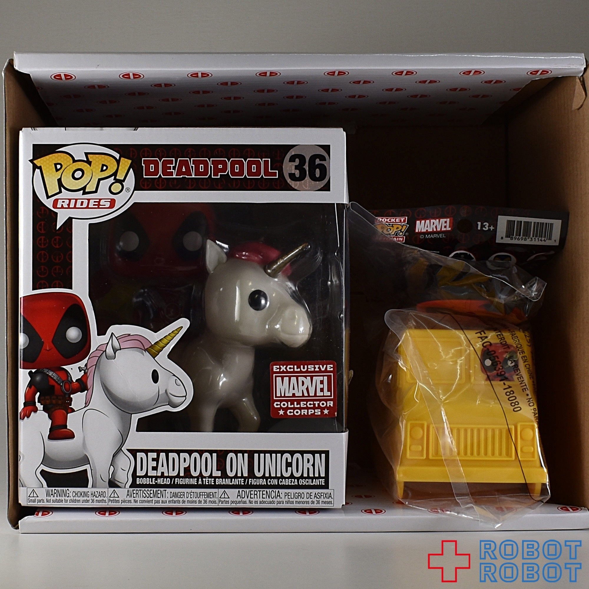 Funko pop 限定版 デッドプール オン ユニコーン ファンコ ポップ Deadpool “Deadpool on Unicorn” Funko POP! Rides 36 #deadpool
