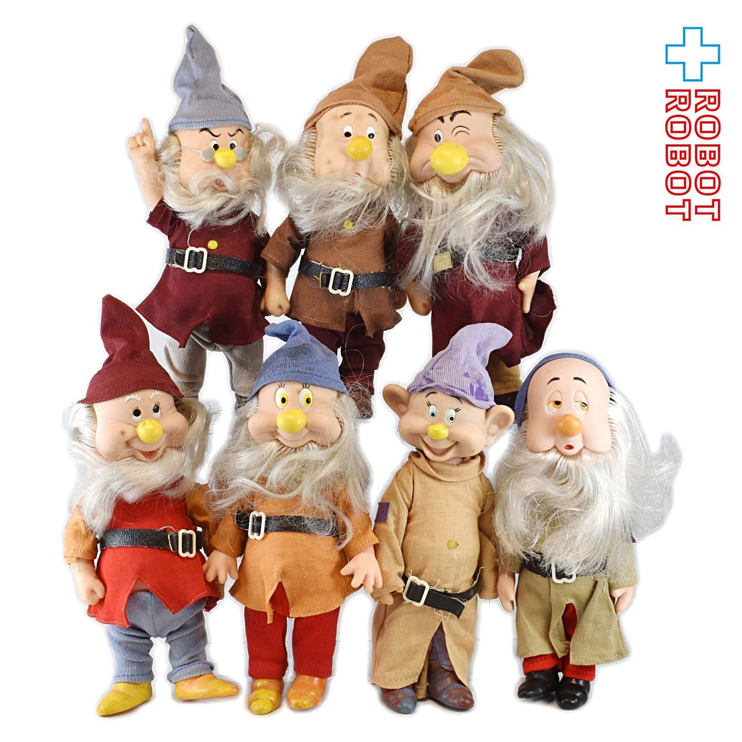 Bikin DISNEY SNOW WHITE Seven Dwarfs doll SET loose