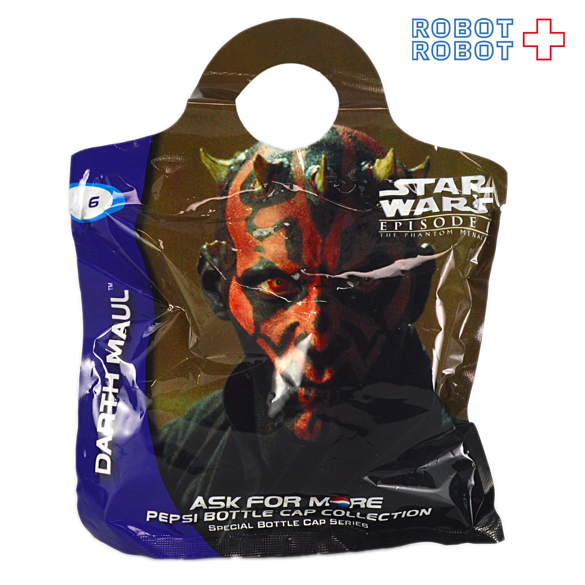 ペプシ スター・ウォーズ エピソード1 06 ダース・モール スペシャル・ボトルキャップ 袋入未開封