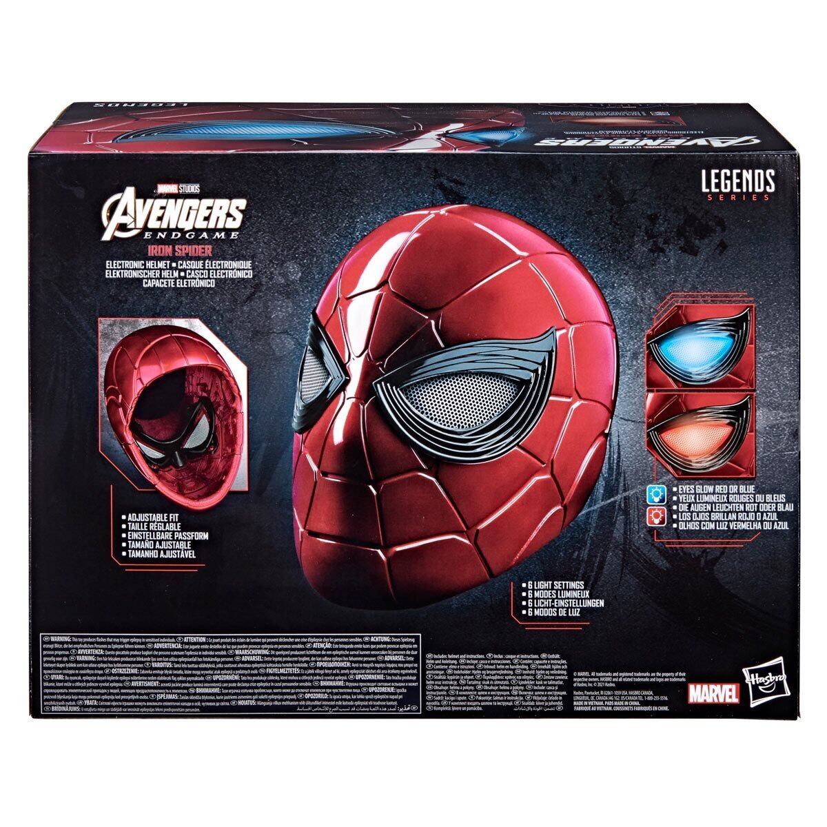 ［12月下旬入荷予定］ハズブロ マーベルレジェンド スパイダーマン ノー・ウェイ・ホーム アイアンスパイダー エレクトロニック ヘルメット